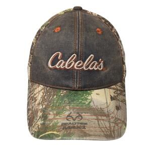 Cabela's Strapback Baseball Cap Multicolor One Size Adjustable Camouflage